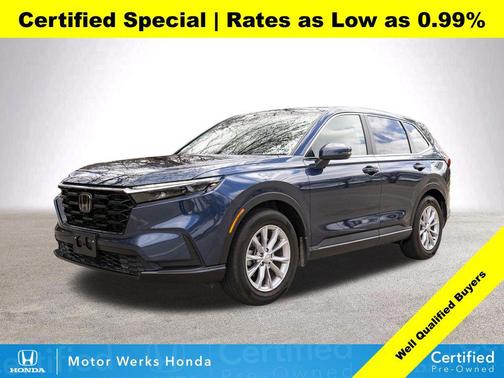 Canyon River Blue Metallic 2024 Honda CR-V EX AWD