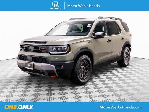 Ash Green Metallic 2026 Honda Passport AWD TrailSport Elite Blackout