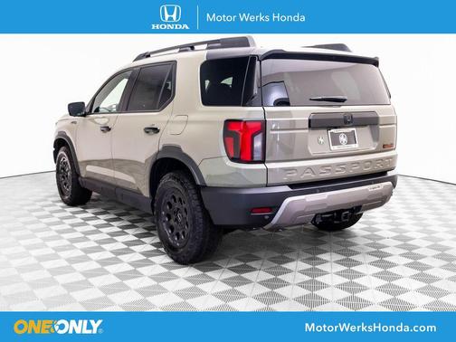 Ash Green Metallic 2026 Honda Passport AWD TrailSport Elite Blackout