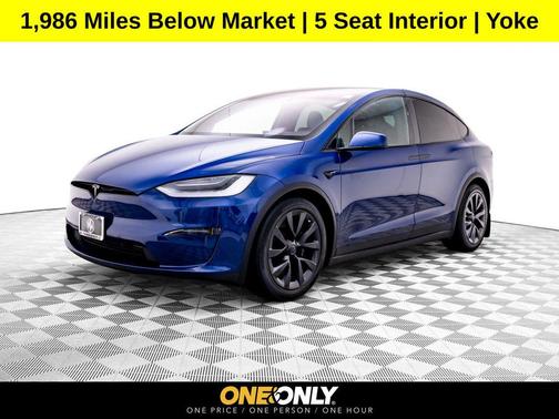 Deep Blue Metallic 2022 Tesla Model X Dual Motor All-Wheel Drive
