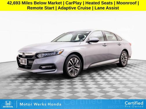 Lunar Silver Metallic 2020 Honda Accord Hybrid EX