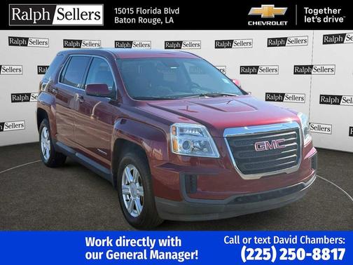 Red 2016 GMC Terrain SL