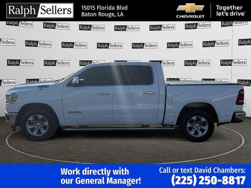 Bright White Clearcoat 2021 RAM 1500 Laramie