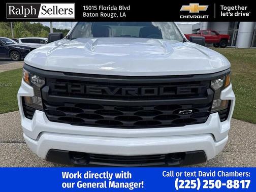 Summit White 2026 Chevrolet Silverado 1500 Custom