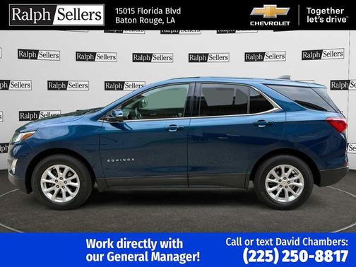 Blue 2019 Chevrolet Equinox 1LT