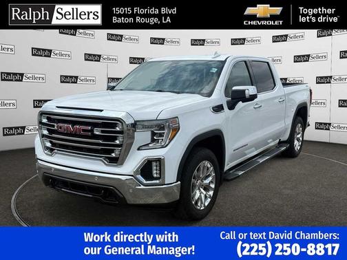 White 2019 GMC Sierra 1500 SLT