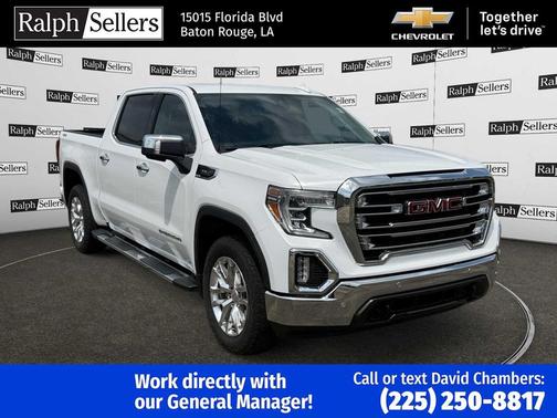 White 2019 GMC Sierra 1500 SLT