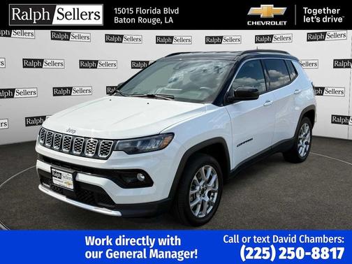 Bright White Clearcoat 2025 Jeep Compass Limited