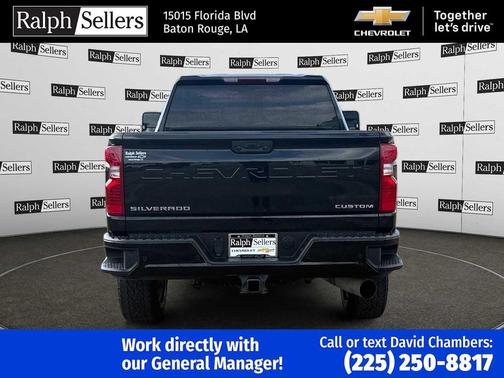 Black 2024 Chevrolet Silverado 2500 Custom