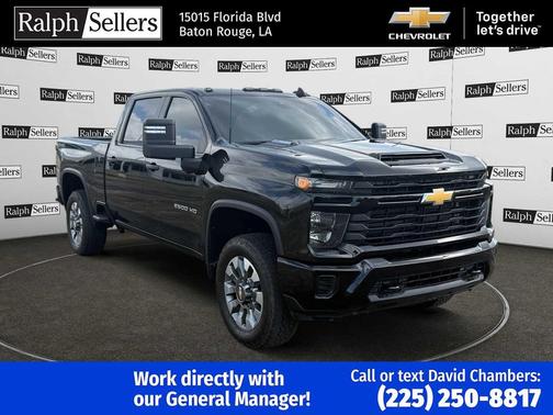 Black 2024 Chevrolet Silverado 2500 Custom