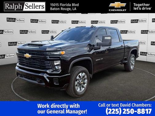 Black 2024 Chevrolet Silverado 2500 Custom