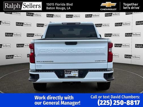 Summit White 2023 Chevrolet Silverado 1500 Custom