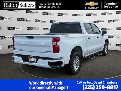 Summit White 2023 Chevrolet Silverado 1500 Custom