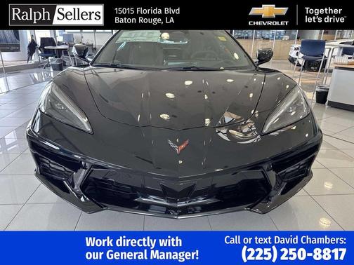 Black 2026 Chevrolet Corvette Stingray w/1LT