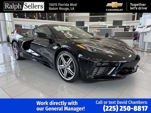 Black 2026 Chevrolet Corvette Stingray w/1LT