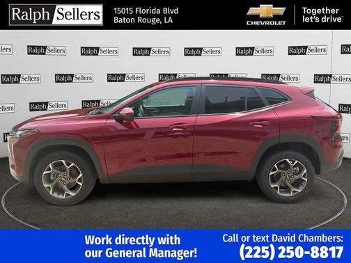 Crimson Metallic 2025 Chevrolet Trax LT