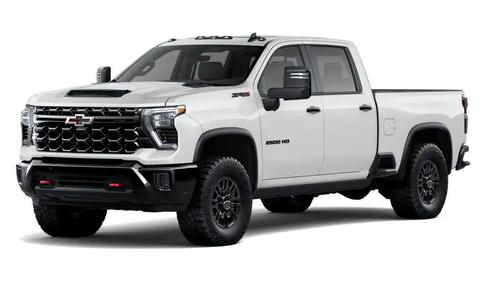 Summit White 2026 Chevrolet Silverado 2500 Crew Cab, Standard Bed, XR2, 4WD