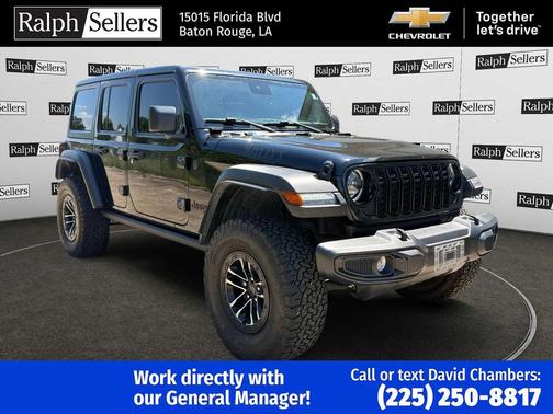 Black Clearcoat 2024 Jeep Wrangler Willys