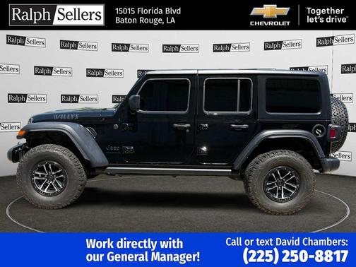 Black Clearcoat 2024 Jeep Wrangler Willys