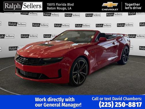 Red Hot 2020 Chevrolet Camaro RWD Convertible LT1