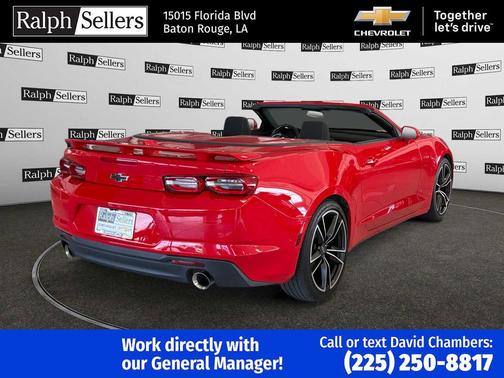 Red Hot 2020 Chevrolet Camaro RWD Convertible LT1
