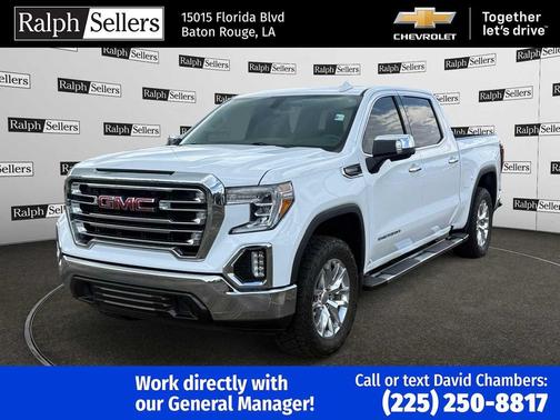 White 2019 GMC Sierra 1500 SLT