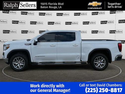 White 2019 GMC Sierra 1500 SLT