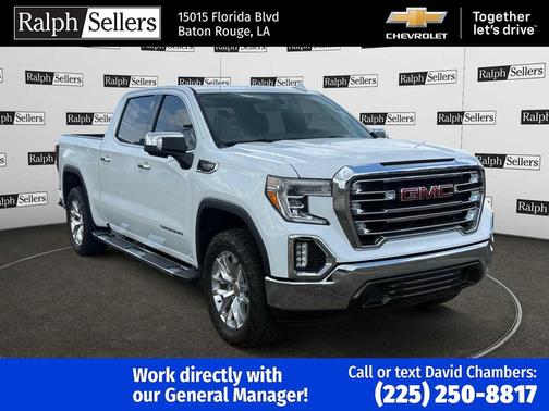 White 2019 GMC Sierra 1500 SLT