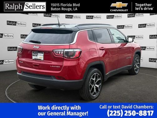Red Hot Pearlcoat 2025 Jeep Compass Limited