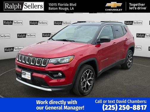 Red Hot Pearlcoat 2025 Jeep Compass Limited