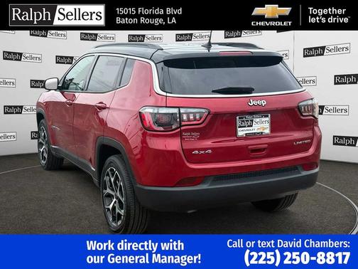 Red Hot Pearlcoat 2025 Jeep Compass Limited