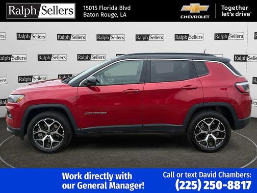 Red Hot Pearlcoat 2025 Jeep Compass Limited
