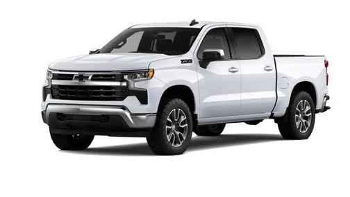 Summit White 2026 Chevrolet Silverado 1500 LT