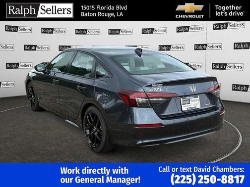 Gray 2025 Honda Civic Hybrid Sport