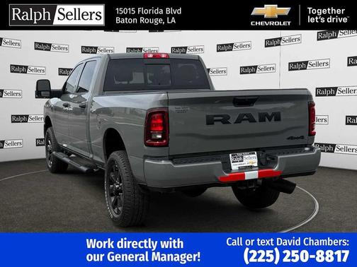 Ceramic Gray Clearcoat 2026 RAM 2500 Black Express Crew Cab 4x4 6'4' Box