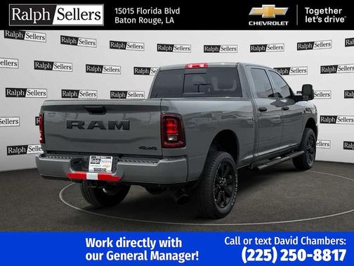 Ceramic Gray Clearcoat 2026 RAM 2500 Black Express Crew Cab 4x4 6'4' Box