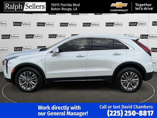 Crystal White Tricoat 2024 Cadillac XT4 Premium Luxury