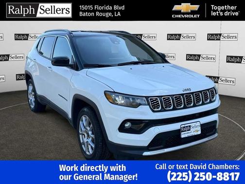 Bright White Clearcoat 2025 Jeep Compass Limited