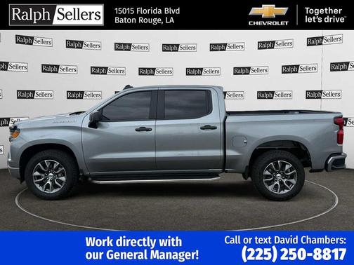 Sterling Gray Metallic 2024 Chevrolet Silverado 1500 Custom