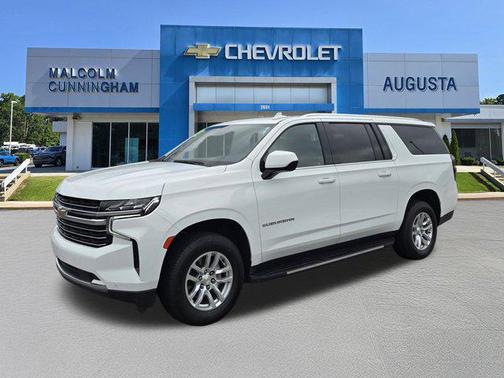 Summit White 2023 Chevrolet Suburban LT SUV