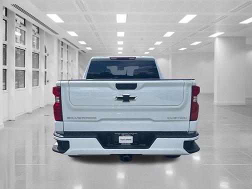 Summit White 2026 Chevrolet Silverado 1500 Custom
