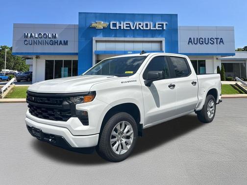 Summit White 2026 Chevrolet Silverado 1500 Custom