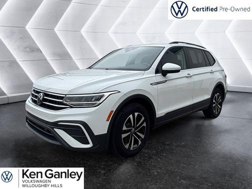 Pure White 2023 Volkswagen Tiguan 2.0T S