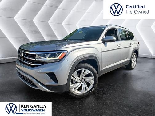 Pyrite Silver Metallic 2023 Volkswagen Atlas 3.6 SE w/ Technology