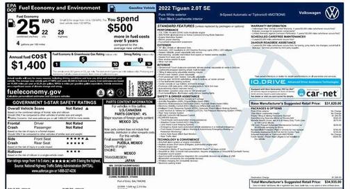 2022 Volkswagen Tiguan 2.0T SE 4MOTION