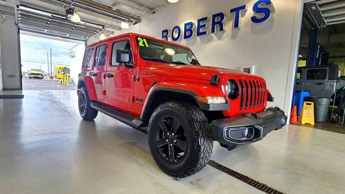 Firecracker Red Clearcoat 2021 Jeep Wrangler Unlimited Sahara