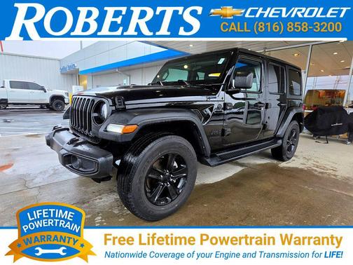 Black Clearcoat 2022 Jeep Wrangler Unlimited Sport Altitude