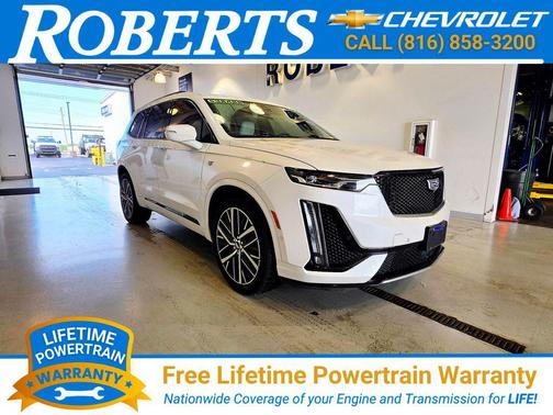 Crystal White Tricoat 2023 Cadillac XT6 Sport AWD