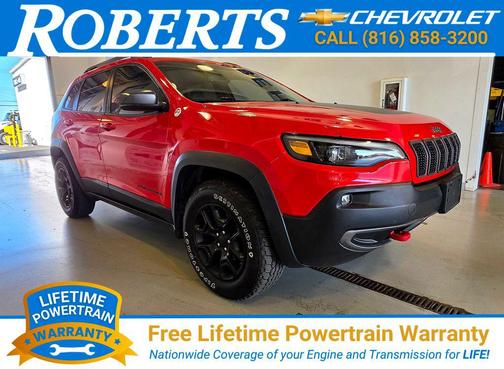 Firecracker Red Clearcoat 2019 Jeep Cherokee Trailhawk Elite