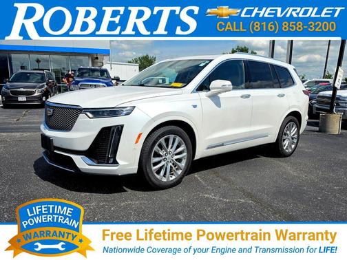 Crystal White Tricoat 2021 Cadillac XT6 Premium Luxury AWD